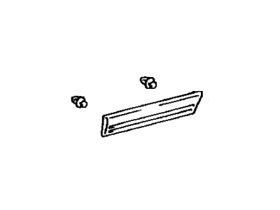 Toyota 75741-60160-B1 Moulding,  Rear Door,  Outside RH