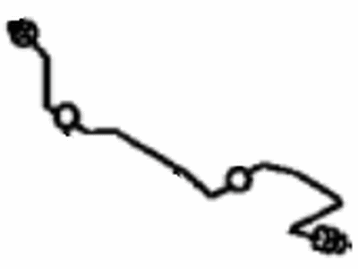 Toyota 47324-60322 Tube,  Rear Brake,  NO.4