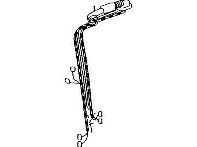 Toyota 82155-60040 Wire,  Center Pillar,  NO.1