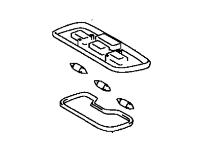 Toyota 81260-60060-A0 Lamp Assy,  Map,  NO.2