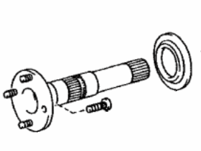 Toyota 36209-60020 Shaft,  Transfer Output,  Front