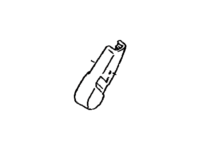 Toyota 71834-60060-A0 Cover,  Rear Seat Reclining,  NO.2 RH