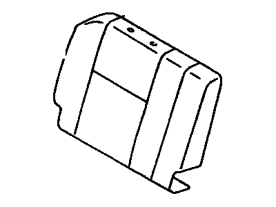 Toyota 79033-60440-A0 Cover Sub-Assy,  NO.3 Seat Back,  RH