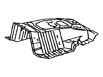 Toyota 57511-60040 Reinforcement,  Front Floor,  Center