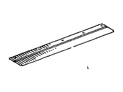 Toyota 58574-60040-A1 Plate,  Rear Floor Mat Support,  Rear
