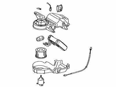Toyota 87110-60220 Heater Assembly, Rear