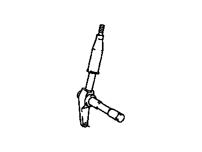 Toyota 36360-60640 Lever Assembly, Transfer High & Low Shift