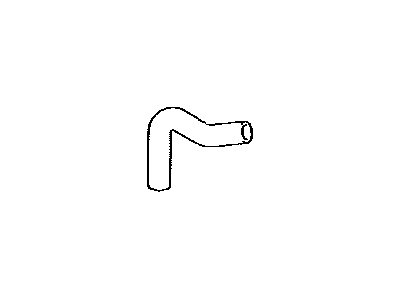 87245-6A191 Toyota Hose, Heater Water, Outlet B Illustration 1 of 1