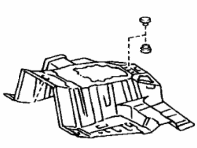 Toyota 58563-60041 Silencer,  Front Floor