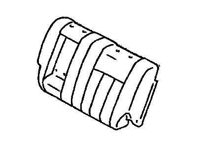 Toyota 71078-60540-A0 Cover, Rear Seat Back, Driver Side(For Separate Type)