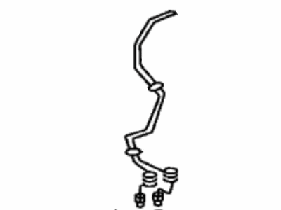 Toyota 47326-60340 Tube,  Rear Brake,  NO.6