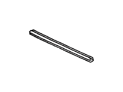 Toyota 75531-60020 Moulding,  Windshield,  Outer Upper
