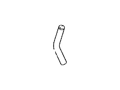 Toyota 87245-0C120 Hose,  Rear Heater Water Outlet,  C