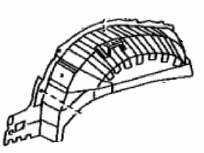 Toyota 61607-60230 Panel,  Quarter Wheel House,  Inner RH