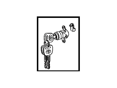 Toyota 69051-60181 Lock Cylinder, Passenger Side