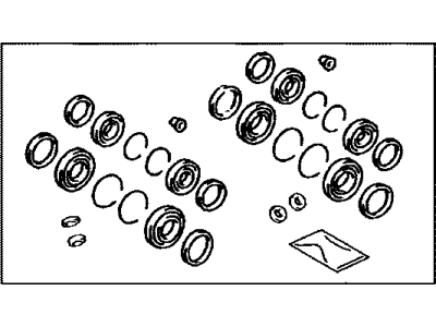 Toyota 04479-60050 Overhaul Kit, Front
