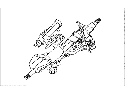 Toyota 45250-6A690 Column Assy,  Steering