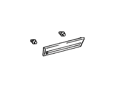 Toyota 75742-60160-B1 Moulding,  Rear Door,  Outside LH