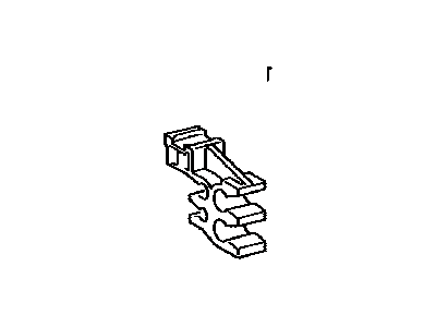 Toyota 77286-60040 Clamp,  Fuel Tube,  NO.3