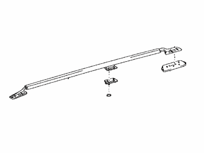 Toyota 63408-60070 Carrier Sub-Assy,  Roof,  LH