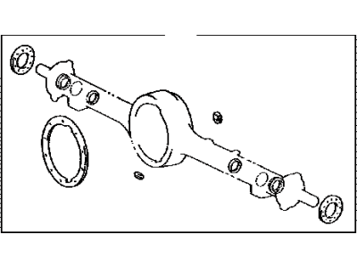 Toyota 04412-60310 Gasket Kit,  Rear Differential Carrier