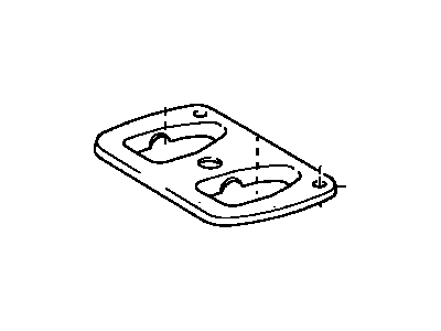 Toyota 71696-60050-A0 Protector,  Rear Seat,  NO.2
