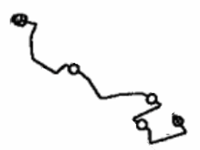 Toyota 47325-60252 Tube,  Rear Brake,  NO.5