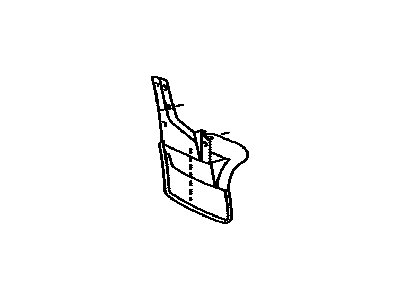 Toyota Celica Mud Flaps - 76607-29195-01
