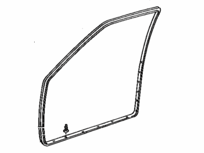 1987 Toyota Corolla Door Seal - 67862-12510