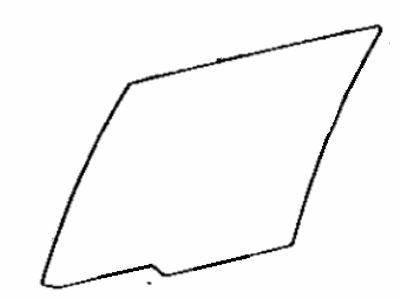 Toyota 68114-12120 Glass