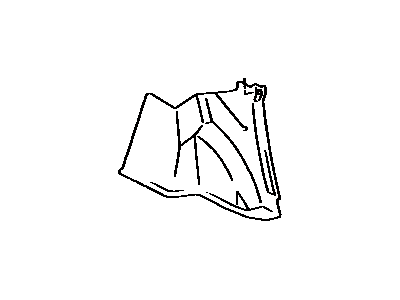 Toyota 64721-12010 Rear Quarter Trim
