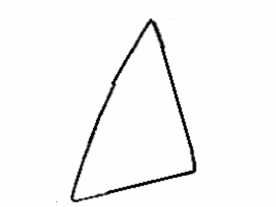 Toyota 68123-12170 Vent Glass