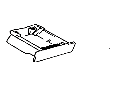 Toyota 74102-12170-02 Receptacle Assembly, Front Ash