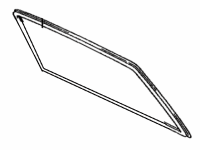 1987 Toyota Corolla Weather Strip - 64812-12290