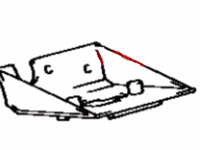 Toyota 81279-12341 License Lamp Bracket