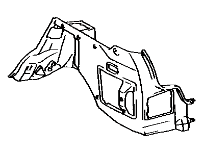 Toyota 64740-12180-03 Panel Assembly, Deck Side Trim, Driver Side