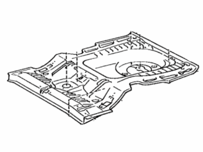 1987 Toyota Corolla Floor Pan - 58311-12110