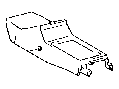 Toyota Tercel Center Console Base - 58811-16080-01