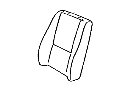 Toyota 71073-1E390-12 Cover, Front Seat Back, Passenger Side(For Separate Type)