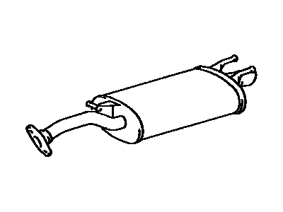 Toyota Corolla Muffler - 17430-YZZ07