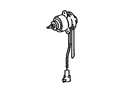 Toyota Tercel Fan Motor - 16363-15090