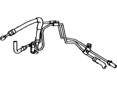 Toyota Corolla Power Steering Hose - 44410-12100