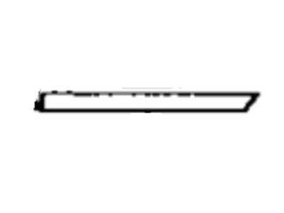 1984 Toyota Corolla Door Moldings - 75741-12211-01