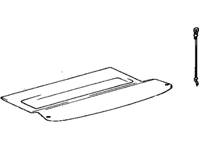 Toyota 64330-12630-02 Panel Assembly, Package Tray Trim