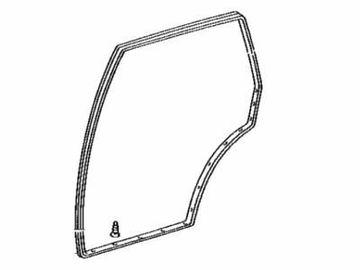 1987 Toyota Corolla Door Seal - 67871-12210
