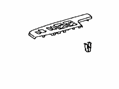 Toyota 74232-47240 Panel Assy,  Front Door Armrest Base,  LH