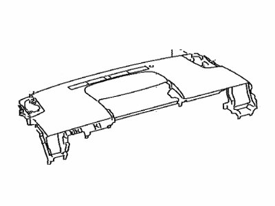 Toyota 55302-47100-C0 Panel Sub-Assembly, Instrument, Upper