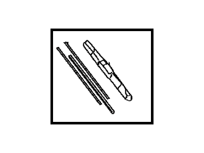 Toyota 85212-47100 Blade,  Front Wiper,  RH