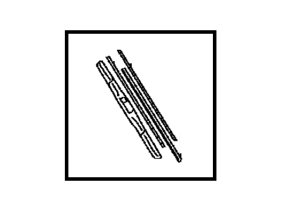 Toyota 85212-47201 Blade,  Front Wiper,  RH