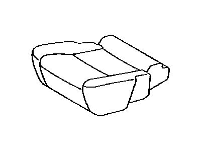 Toyota 79012-AE120-E0 Cover Sub-Assy,  NO.1 Seat Cushion,  LH